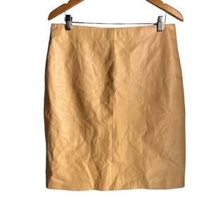 Perry Ellis | Vintage 90’s Leather Pencil Skirt size 12